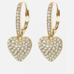 Gold Heart Earrings